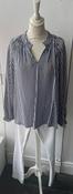 Solange Navy &amp; white stripe blouse image