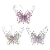 Pastel Wire/Sparkling Butterfly Dec