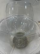 Silver Diamonte Water Glass