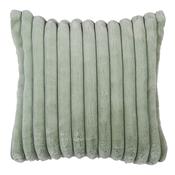 Dusty Mint Ribbed Cushion