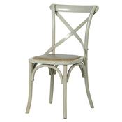 The Grafton Bistro Chair – Classic Cross Back in Elm