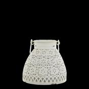 Antique Cream Lantern with pattern