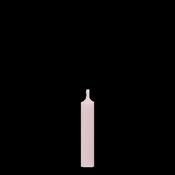 Short Dinner Candles Powder (Set  of 10)