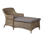 Sicily Rattan Chaise with Cushion