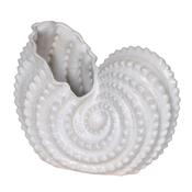 White Ceramic Shell Vase image