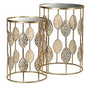 Set of 2 Leaf Detail Side Tables image