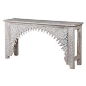 Moroccan Carved Console Table
