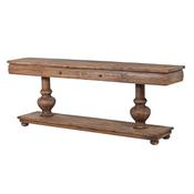 Reclaimed Elm Two Drawer Console