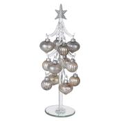 Frost Glass Bauble Tree