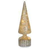 Gold Lit Rotating Tree