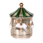 Lit Xmas Rotating Carousel
