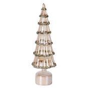 Large Amber Rotating Lit Tree