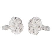 Cream Distressed Curtain TieBacks image