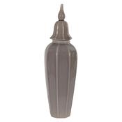 Large Grey Crackle Finish Urn