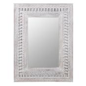 Moroccan Small Carved Gold Wall Mirror