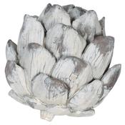 Petite Artichoke Ornament – Aged White