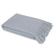 Maisie Blue Mohair Throw