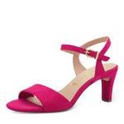 Pink suede sandals image