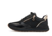 Tarmaris black zip trainers