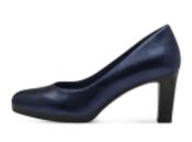 Tarmaris navy leather heels image