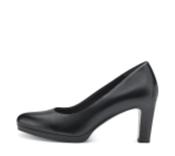 Tarmaris black leather heels image