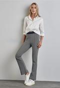 street one  navy and cream trousers
