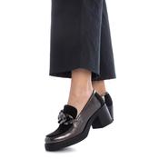 XTI Metallic and black shoes image