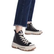 Refresh BLACK PU LADIES ANKLE BOOTS image