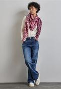 Street  red and pink long  scarf