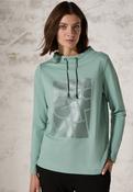 Cecil  Logo sweatshirt in green