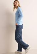 Cecil Wide Leg Bouclé-Look Jeans image