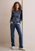 Cecil blue and navy top
