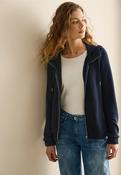 Cecil navy zip sweatshirt