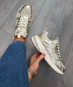 Refresh gold  trainers