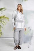 NAYA Graphic Print Hooded Top With Zip Pocket image