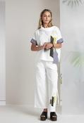 NAYA Wide Leg Placement Print Trouser image