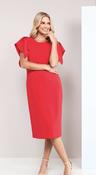 KATE COOPER Dress With Box Pleated Frill Effect Sleeve image