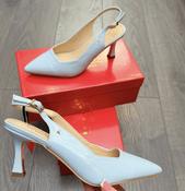 Kate Appleby heels in blue image