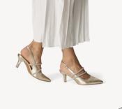 Gold marco tozzi heels image