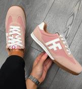 heavenly feet Blush pink trainers image