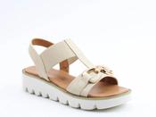 heavenly feet beige   sandals image