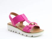 heavenly feet pink  sandals image