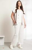 Ora Soft Wide Leg Pull Up Trouser