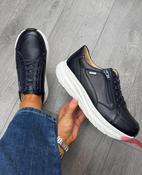 G Comfort SP-1562L Navy Ultra Light Trainers with Zip image