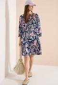 Cecil pink and navy printed dress image