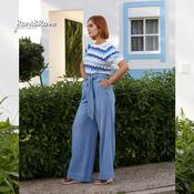 Rant &amp;amp; Rave Romelle Wide Leg Jean Ice image