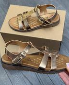 Heavenly Feet Ladies Rose Gold Sandals – Billie image