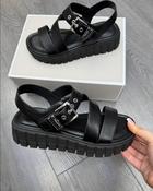 Tamaris Black Platform Sandal image