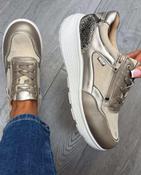 G Comfort SP-1562L taupe  Ultra Light Trainers with Zip image