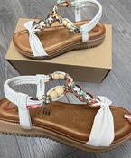 Heavenly Feet Ladies white  Sandals – Bright image
